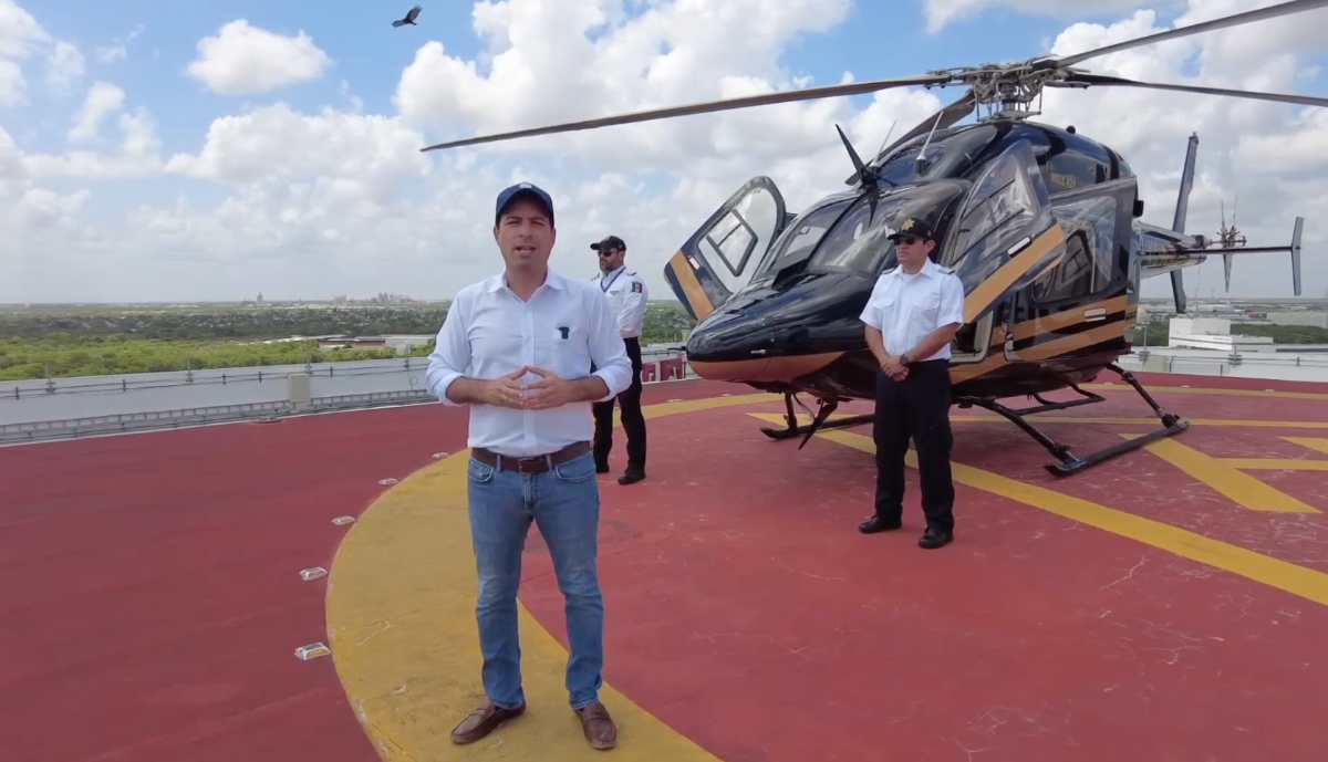 Mauricio Vila Helicoptero